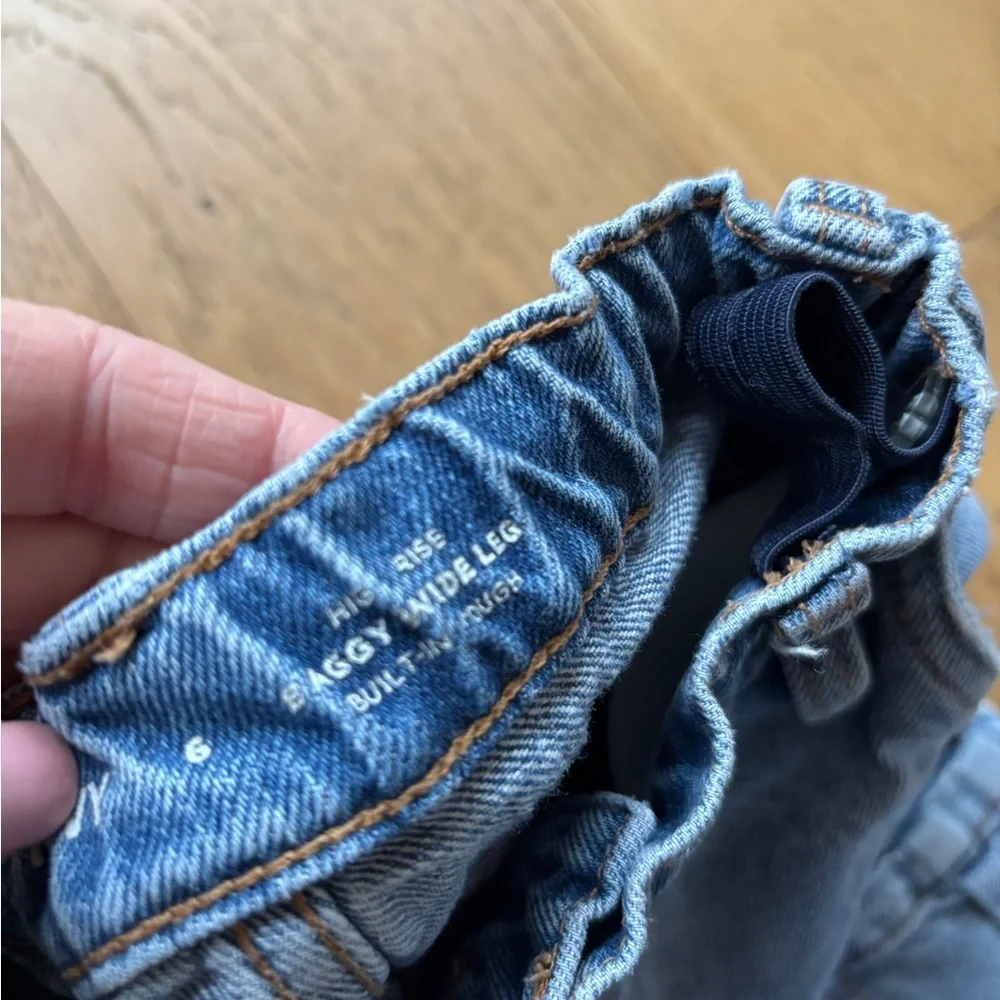 Old navy 5t baggy wide leg jeans girls